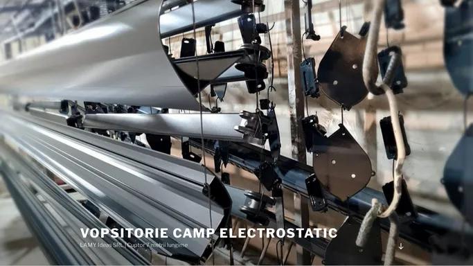 Vopsitorie Camp Electrostatic – LAMY Ideas SRL | Cuptor 7 metrii lungime