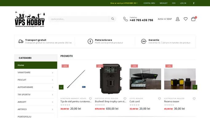 VPS HOBBY - Magazin online arme si munitii, accesorii vanatoare