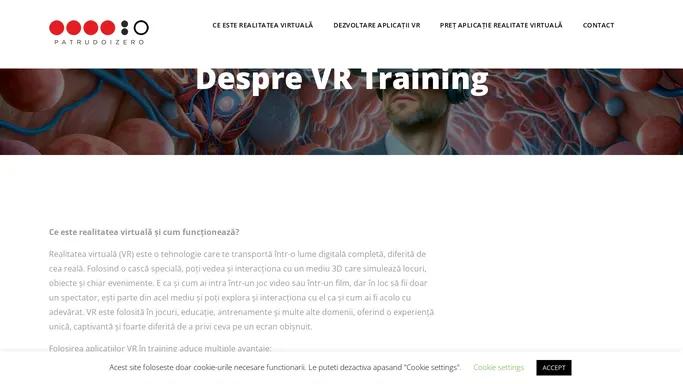 Aplicatii realitate virtuala – Training made easy, fun and safe