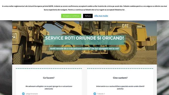 Vulcanizare Mobila 0726 719 057 – Vulcanizare mobila, service roti