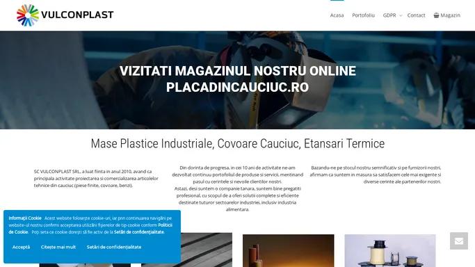 Mase Plastice, Covoare cauciuc, Textolit - Vulconplast