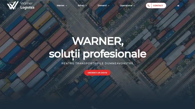 Warner Logistics – mai rapid – mai sigur