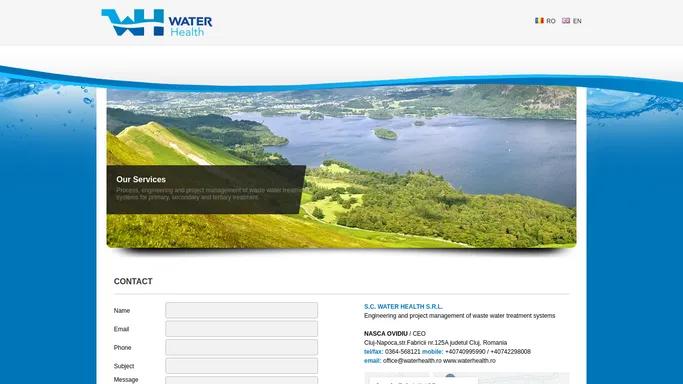 Water Health - Waste water treatment systems