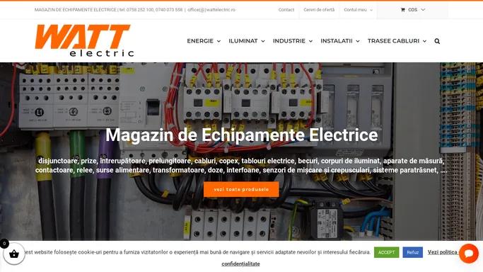 Watt Electric – Magazin online de Echipamente Electrice