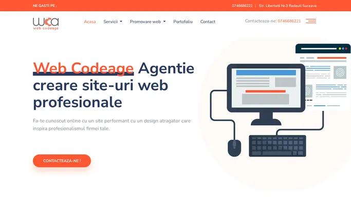 Web Codeage Creare site-uri web