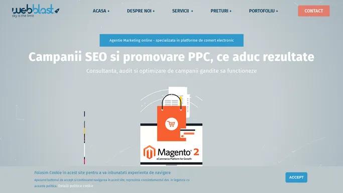 Agentie Marketing online | SEO | PPC Bucuresti | WebBlast.ro