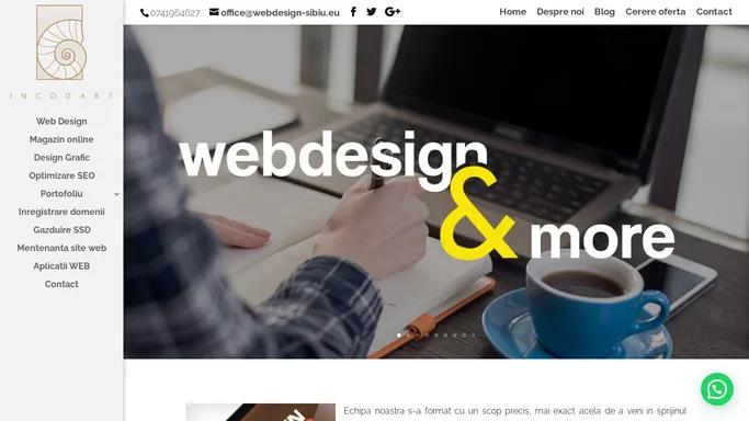 Web Design by Incod ART Sibiu - Creare Site Web si Magazin Online