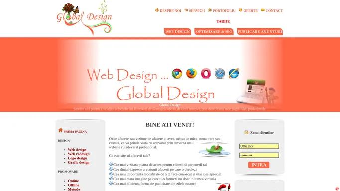 Global Design, web design, logo design, optimizare SEO,