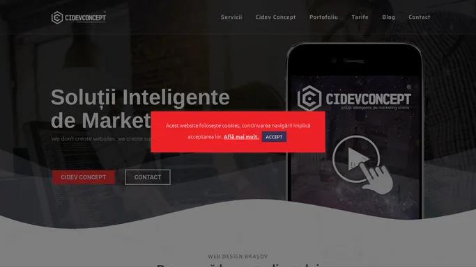 Web Design Brasov - Creare Site Brasov - Cidev Concept