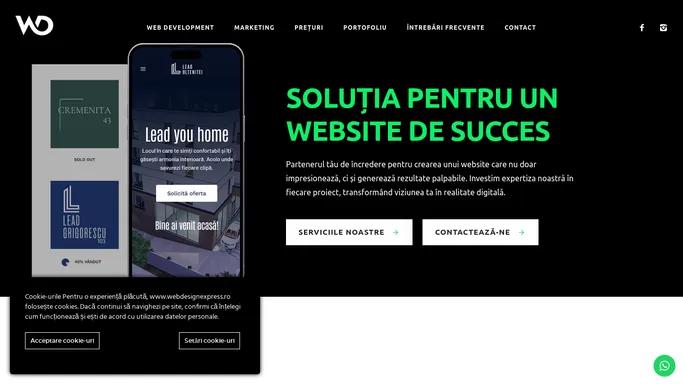 Web Design Express - Solutia pentru un website de succes