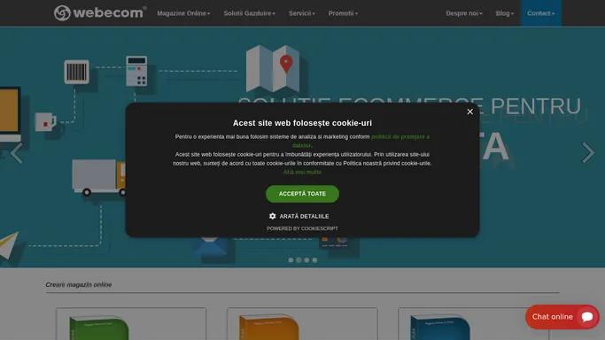 Webecom - Creare magazin online