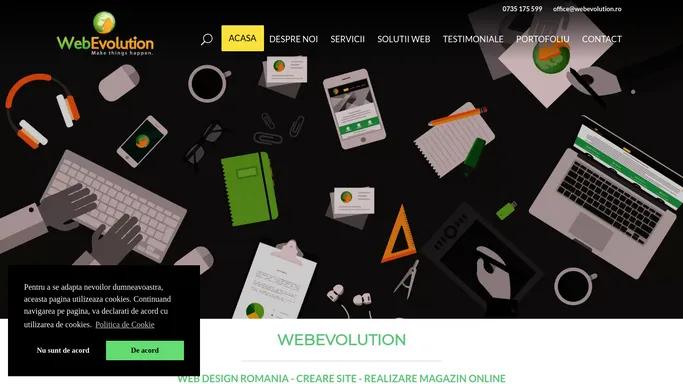 Web Design Romania - Creare Site | WebEvolution