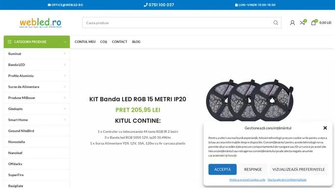 Banda led, Iluminat Smart, Autoamtizari - Webled.ro