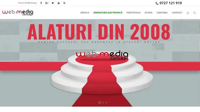 Firma Web Design din 2008. Creare Magazin Online si Site de Prezentare