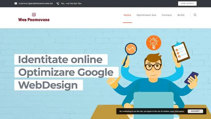 Web Promovare – Promovare Online, Optimizare SEO