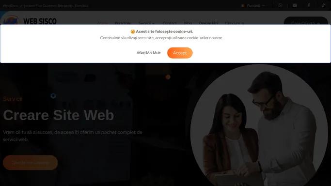 Creare site web | Web Sisco