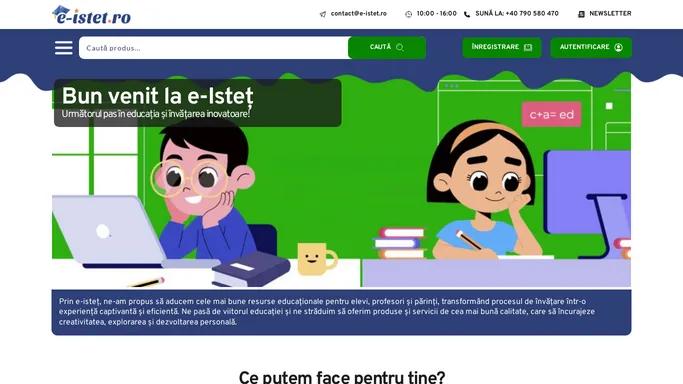 Website E-Istet – Platforma educationala!