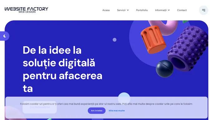 Creare Site - Website Factory - Web Design Timisoara