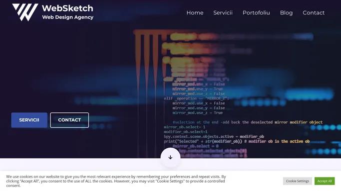 Creare Site Web - WebSketch Agency Bucuresti