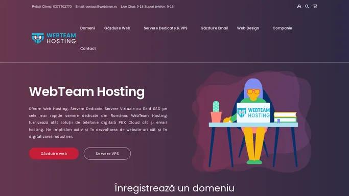 Gazduire Web - WebTeam Hosting