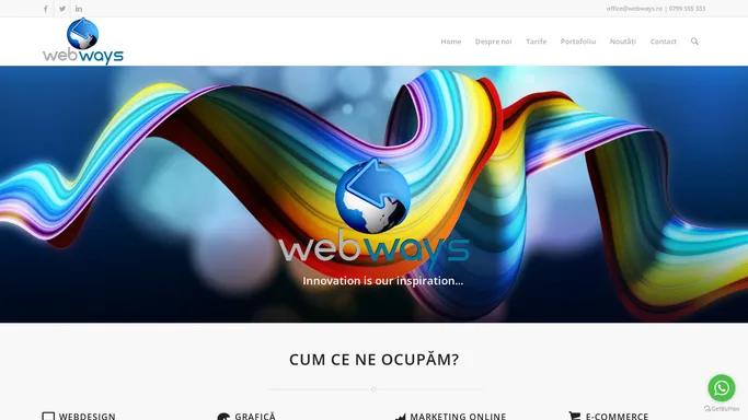 WebWays – Innovation is our inspiration