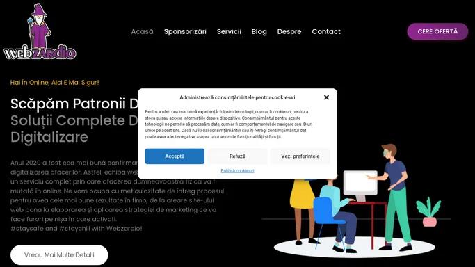 Acasa - Webzardio - Solutii Complete De Digitalizare