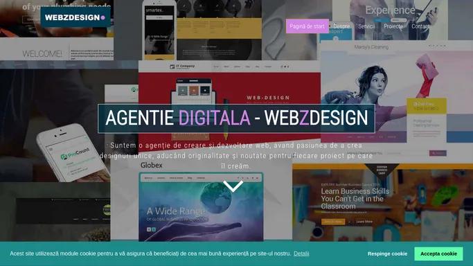 Creare site web | Agentie digitala WebZDesign.ro | Creare si dezvoltare site-uri web | SEO - Promovare si Mentenanta | Gazduire Web