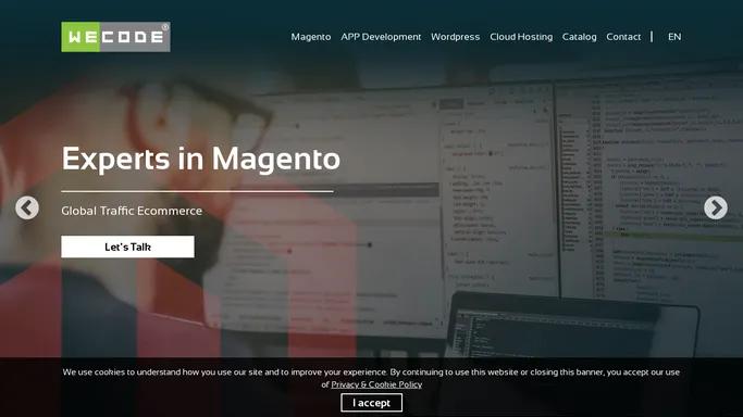 On Demand Custom Software, Magento, Wordpress, Mobile App - WeCode