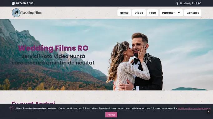 Servicii Foto Video Nunta, Botez | Wedding Films RO