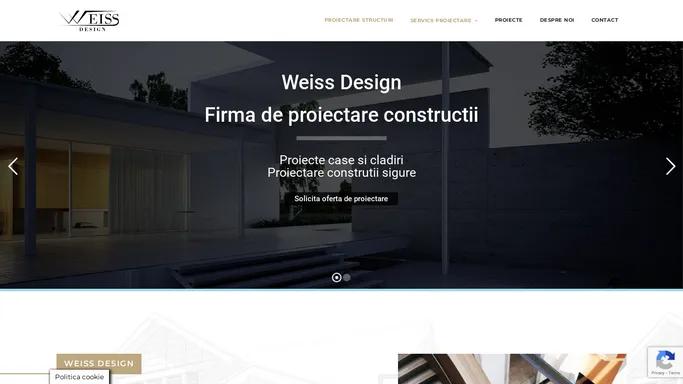 Weiss Design - Firma de proiectare constructii, case si hale industriale