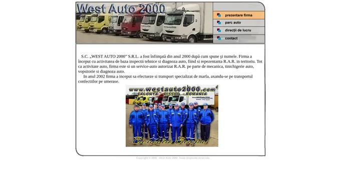 WestAuto 2000 - Pagina de prezentare