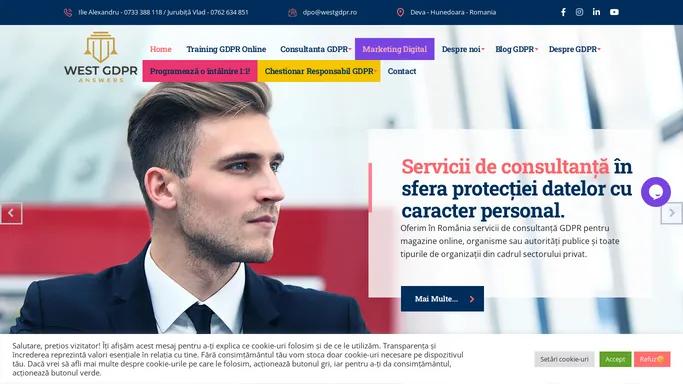 Consultanta si servicii GDPR - WESTGDPR