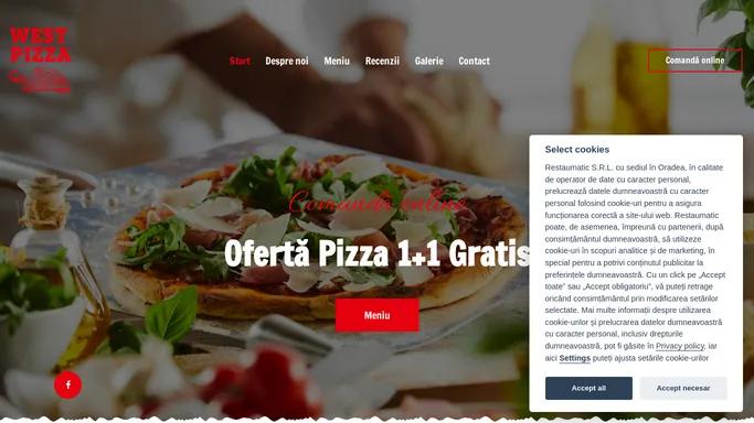 West Pizza - Comanda si achita online - West Pizza