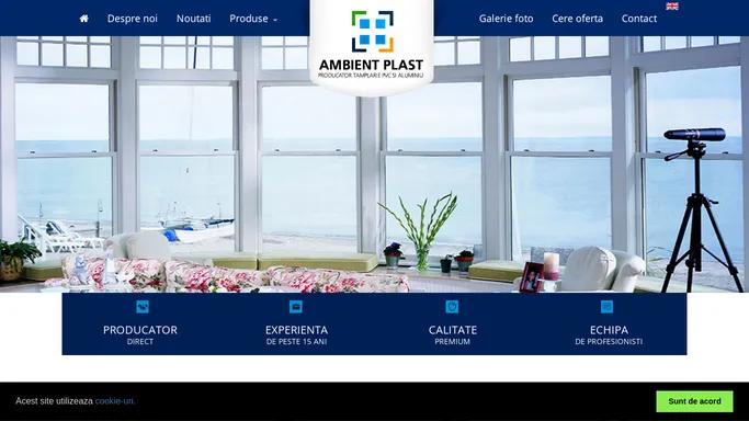 AMBIENT PLAST - Ferestre si usi din PVC