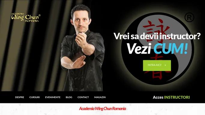 Academia Wing Chun Romania - Wing Chun in Romania!