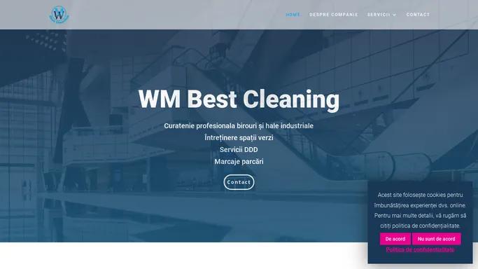 Servicii curatenie profesionala • WM Best Cleaning • Curatenie industriala si birouri