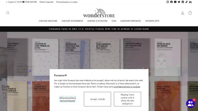 WonderStore - Librarie de cadouri si papetarie creativa ❤️