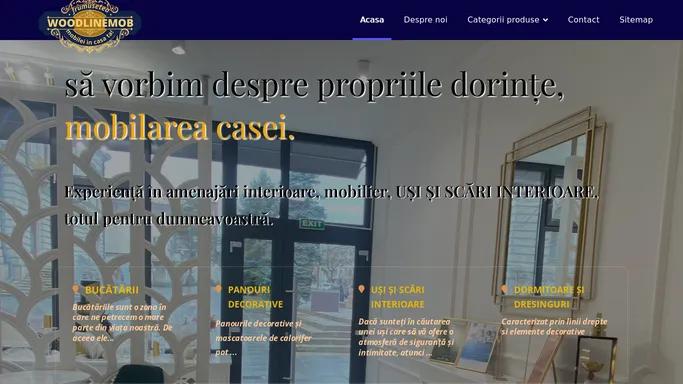 Woodlinemob, Frumusetea mobilei in casa ta - Acasa