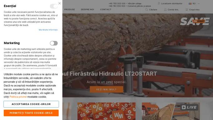 Wood-Mizer Romania | Fierastraie panglica mobile si stationare