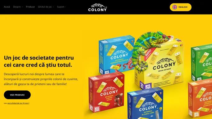 Word Colony® Joc de societate pentru adulti, copii, familie