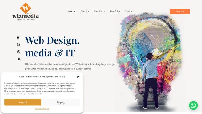 Web Design, IT, Branding, Video, Foto – Mentenanta, Retelistica