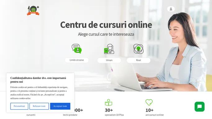 Cursuri online limbi straine cu profesor - 10plus!