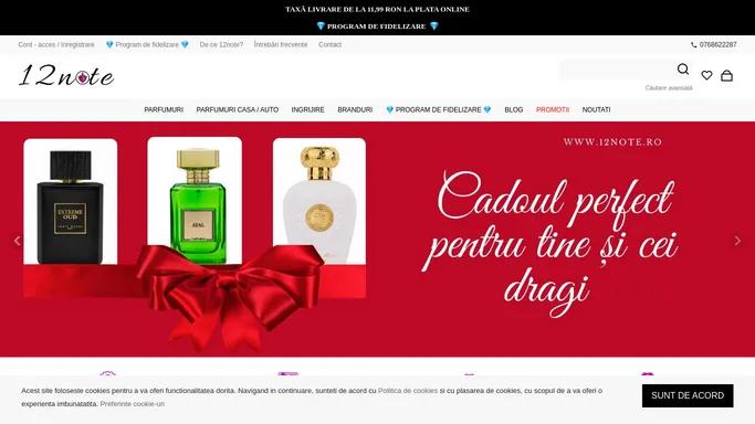 Parfumeria 12note | Din 2019 Online Shop cu Arome Orientale