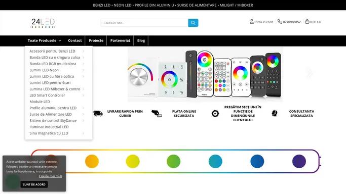 Magazin specializat pe Benzi LED profesionale