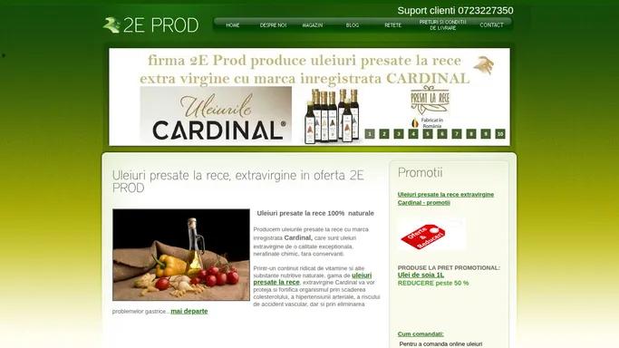 Uleiuri presate la rece 100% naturale - Cardinal