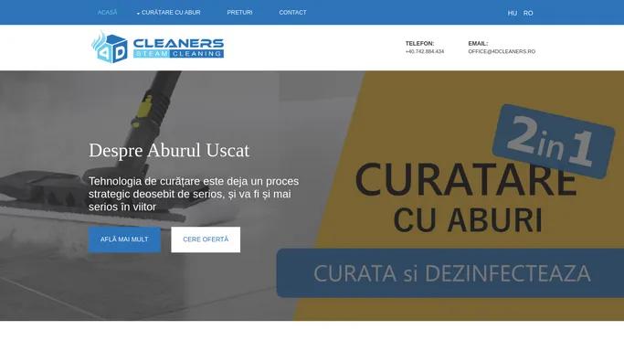 4D CLEANERS - Curatare cu abur uscat