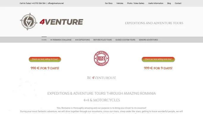 4Venture – OFF ROAD ADVENTURE TOURS THROUGH AMAZING ROMANIA