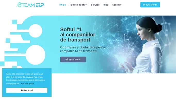 8teamERP - Optimizare si digitalizare pentru compania ta de transport