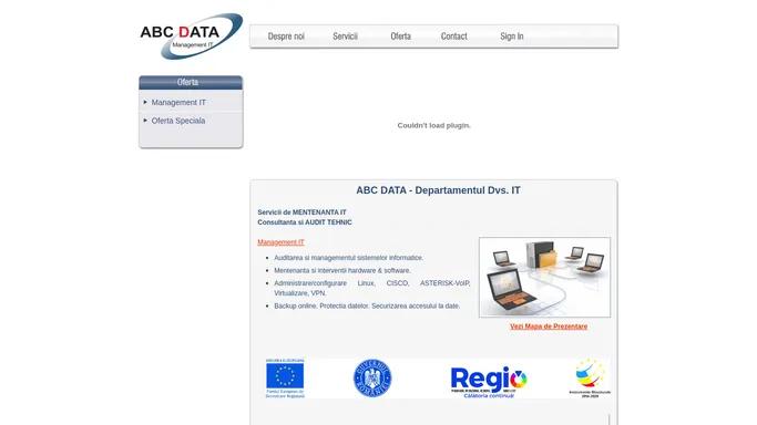 ABC Data - Management IT,Instalatii electrice,Software,Data Center