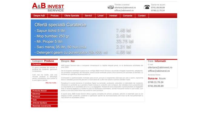 A&B Invest Service - Pagina Principala